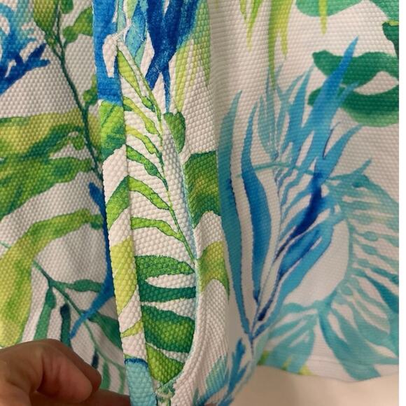 Tommy Bahama Island Cays Seafrond Full Zip UPF 50 Rashguard New Beachy Summer M - Picture 8 of 16